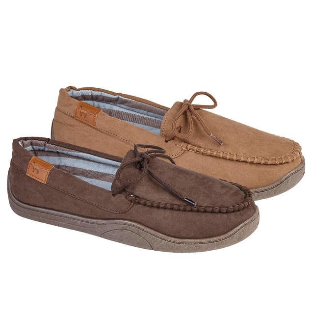 Jo and Joe Anthony Brown Mens slippers 8557-20